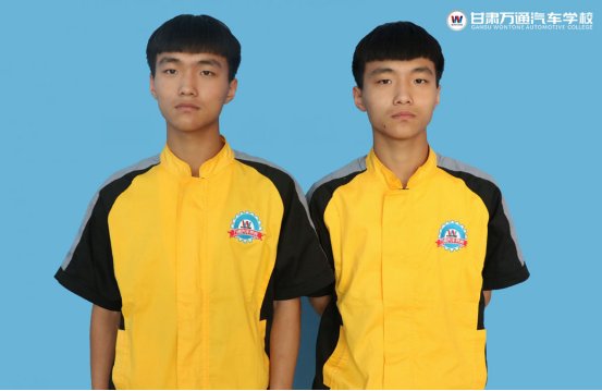 新生故事丨双胞胎共赴甘肃万通学汽车技术，努力成就双倍成功